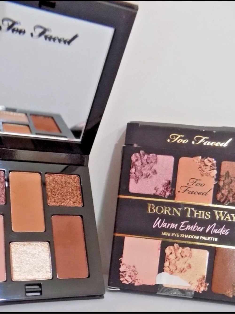 Too Faced  Born This Way WARM EMBER NUDES Mini Eye Shadow Palette NIB! FAST SHIP